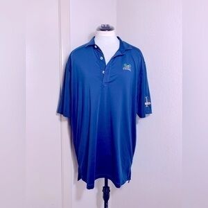 Turtleson Colonial country club, maxwell cup blue short sleeve polo L